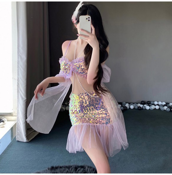 FEE ET MOI - Fantasy Mermaid Princess Dress (Purple)